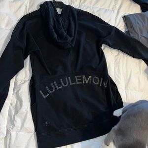 Womens long sleeve hooded sweater (long length)